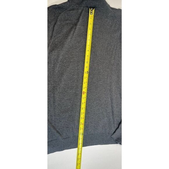 Jos. A. Bank Men’s Gray Sweater Size 2XL XXL 100% Pima Cotton 1/4 Zip Travlers - Picture 7 of 10